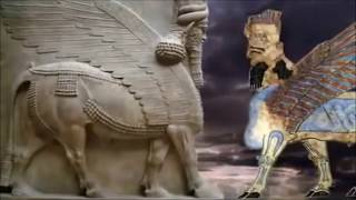 George Homeh  Lamassu الثور المجنح  Assyrian Winged Bull  Lion [upl. by Arta]