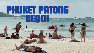 Phuket 2024 Patong Beach  Walking Tour Thailand 4K HDR [upl. by Lehpar]