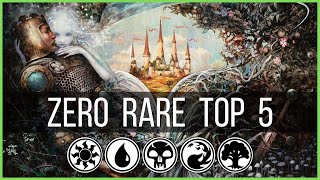 Zero Rare  The TOP 5 Decks  Budget Standard Artisan Deck  MTG Arena [upl. by Nivle858]