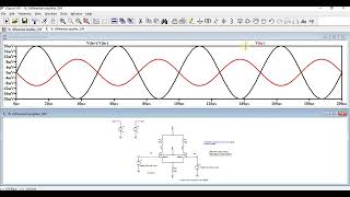 DIFFERENTIAL AMPLIFIER USING LTSPICE [upl. by Nwahsiek881]