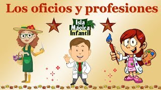 Oficios y profesiones  Canción para niños de primaria y preescolar [upl. by Enautna]