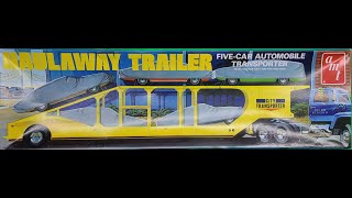 Haulaway Trailer 125 Scale AMT 1193 Model Kit Build amp Review [upl. by Aicilaanna]