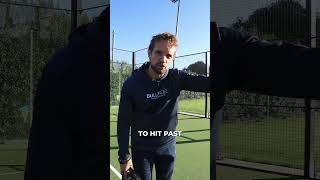 🎾🔥 Finish Points With Your VOLLEY ThePadelSchool PadelTips PadelTraining VolleyTips [upl. by Aivlis]