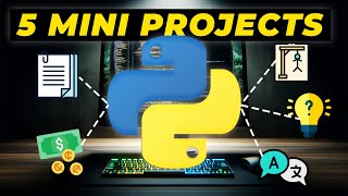 5 Quick Python Projects for Beginners finish in one day [upl. by Htabazile]