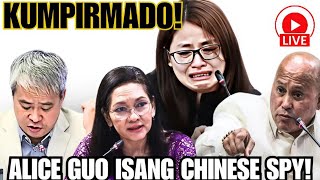 LIVE PAGIGING CHINESE SPY NI ALICE GUO MULING TINALAKAY SA SENADO MGA TAGONG YAMAN BINUSISI [upl. by Imoen]