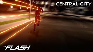 CW The Flash 3D Central City Small Animation Test  Cinema 4D [upl. by Frodi]