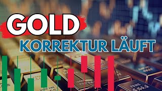 Gold  Korrektur und danach wieder nach oben 📈🚀 [upl. by Grishilde63]