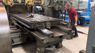 4” GIDDINGS amp LEWIS Table Type Horizontal Boring Mill 1957 [upl. by Maritsa]