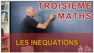 Les inéquations  Mathématiques 3e  Les Bons Profs [upl. by Dey120]