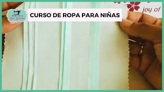 Video 5 HACER ALFORZAS  CURSO ROPA DE NIÑAS [upl. by Eneleh]