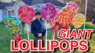 GIANT LOLLIPOPS  DIY Tutorial [upl. by Akisej273]