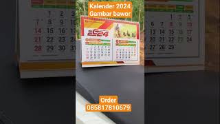 kalender duduk bergambar bawor [upl. by Idnahr]