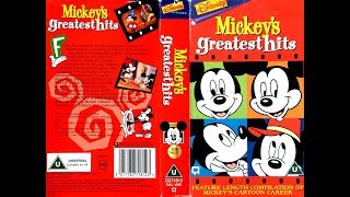 Opening of Mickeys Greatest Hits 1996 UK VHS [upl. by Enitsyrhc]