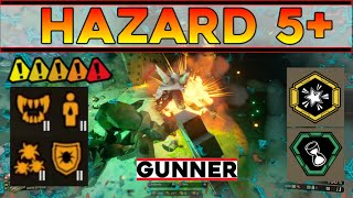 Hazard 5 All Modifiers True Solo Gunner  Deep Rock Galactic [upl. by Jefferey]