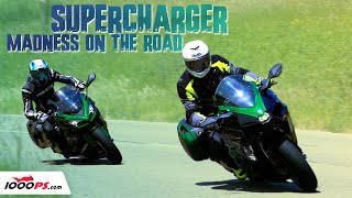 Kawasaki Ninja H2 SX SE vs Ninja 1000SX comparison [upl. by Llatsyrc730]