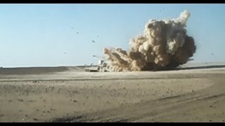 Mine Roller Saves Vehicle Crew From IED [upl. by Gregorio]