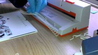 Detailed Calendar Wire Binding tutorial [upl. by Wixted]