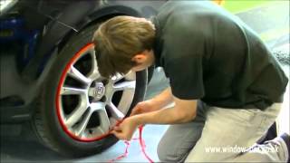 How to fit Rimblades alloy wheel protectors [upl. by Tengler574]