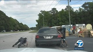 Video shows dangerous shootout between deputies and man after being pulled over [upl. by Christoffer359]