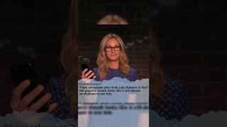 Julia Roberts Reading Mean Tweet 😱🤣 shorts [upl. by Goldie821]