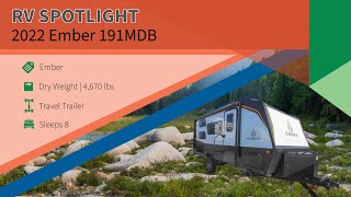 2022 Overland Series 191MDB Travel Trailer from Ember RV  Campers Inn RV [upl. by Ihel125]