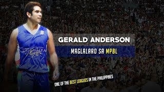 Gerald Anderson Maglalaro sa MPBL  Artista Laban sa mga Pro Basketball Players [upl. by Anahsit725]