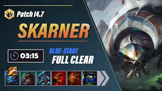 Reworked Skarner Jungle Clear Guide Patch 147 [upl. by Donetta863]