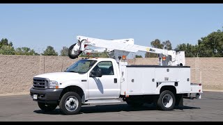 2003 Ford F550 Altec AT37G 42 Articulated Bucket Truck for Sale [upl. by Lesirg]