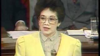 httprtvmgovph  President Corazon Aquino before the US Congress [upl. by Gloriana]