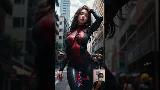 superheroes spiderman man anime female fersion marvel [upl. by Immot]