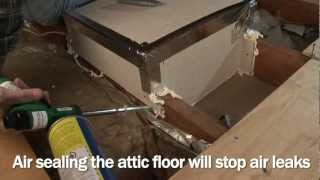 Air Sealing and Insulating a Conventional Attic [upl. by Nai]