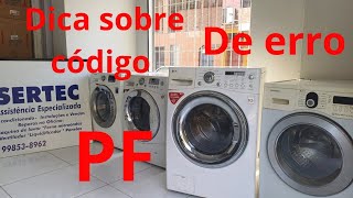 lava e seca LG 12k uma dica de diagnóstico erro PF WhatsApp 27 98881 5081 [upl. by Dina]