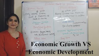 Economic Growth VS Economic Development [upl. by Webb441]