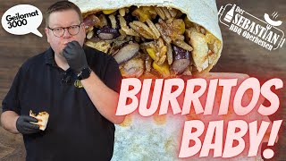 Burritos  DerSebastian BBQ Oberhessen 116 SizzleBrothers food bbq recipe texmex [upl. by Robinetta718]