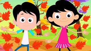 Herbst Lied  Jahreszeit Lied  Deutsch Kinderlieder  Autumn Song  Learn Season [upl. by Onitsirc]