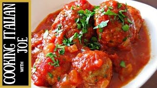 The Worlds Best Homemade Meatballs  Cooking Italian with Joe [upl. by Frick]