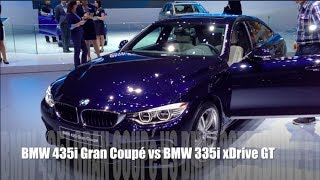 BMW 435i Gran Coupé vs BMW 335i xDrive GT [upl. by Boniface]