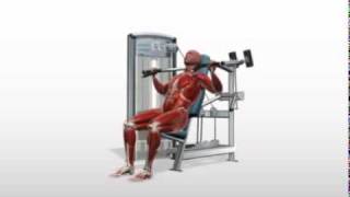 Exercise Videos Overhead Press  Machine [upl. by Jean]