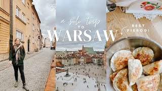 A Solo Trip to Warsaw 🇵🇱✈️  Yummy Polish Food Old Town WWII Walking Tour amp Uprising Museum [upl. by Einehpets]