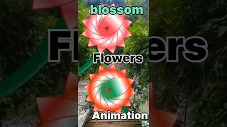 🔥PowerPoint best animation💯 flower animation powerpoint msoffice shorts trending [upl. by Sucerdor856]