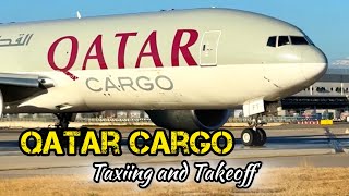 Qatar Cargo amp American Airlines Taxiing and Takeoff Experience from Milan Malpensa planespotter [upl. by Jorin]