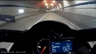 KAWASAKI H2 Loudest Roar in tunnel  300 KPH in just 8 seconds [upl. by Allenrac]