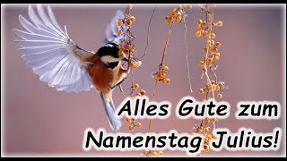 Alles Gute zum Namenstag Julius Grüße Wünsche [upl. by Suneya]