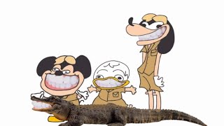 Mokeys Show 427 Crocodile but only the smiling 😁👄 All credit to Sr Pelo [upl. by Eada]