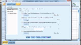 SPSS One Sample Chi Square Test [upl. by Hterag]