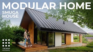 Prefab Modular Home overview of modern sustainable architecture [upl. by Penn]