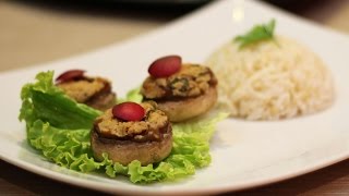 Punjeni šampinjoni iz pećnice  Stuffed mushrooms from the oven [upl. by Alvina]