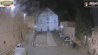 Assisi Live Webcam Piazza San Rufino [upl. by Gatias]