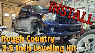 Rough Country 25 inch Leveling Kit  2015 Ram 1500 [upl. by Chasse755]