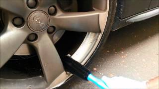 Surfachem  Alloy Wheel Cleaner with EcoRemover Applied to Alloy Wheel [upl. by Igiul661]